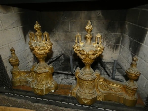 Pair of urn shaped andirons (1 of 6)