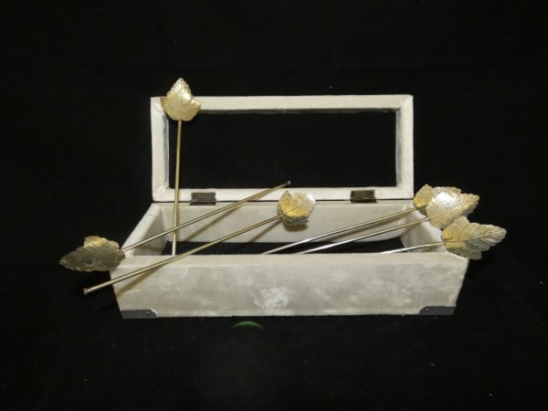 6 antique sterling mint julep straws/spoons (1 of 3)