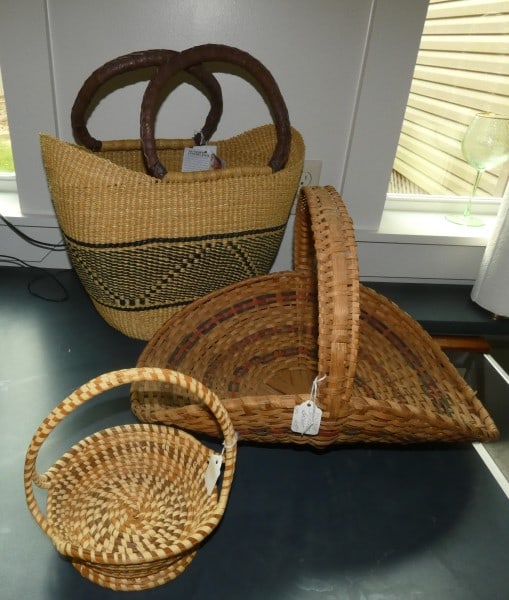 3 interesting baskets, 2 are vintage Native American baskets (1 of 5)