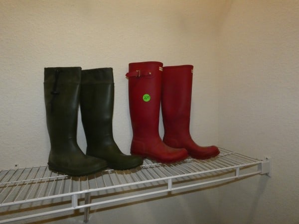 2 pairs of woman's boots "wellies" (1 of 2)
