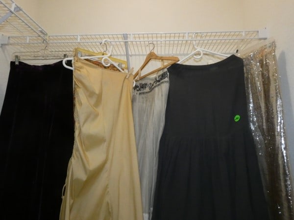Woman's designer skirts: Woman's designer skirts, small sizes: Ralph Lauren, Lili Petrus, Ralph by Ralph Lauren, Romero Gigli, Joseph, Banana Republic, Thimister, 2 with no labels, 20th century