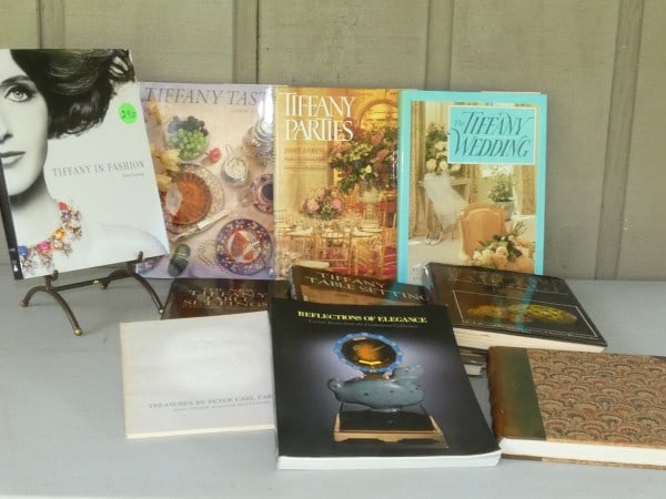 9 coffee table books, most by Tiffany (1 of 9)