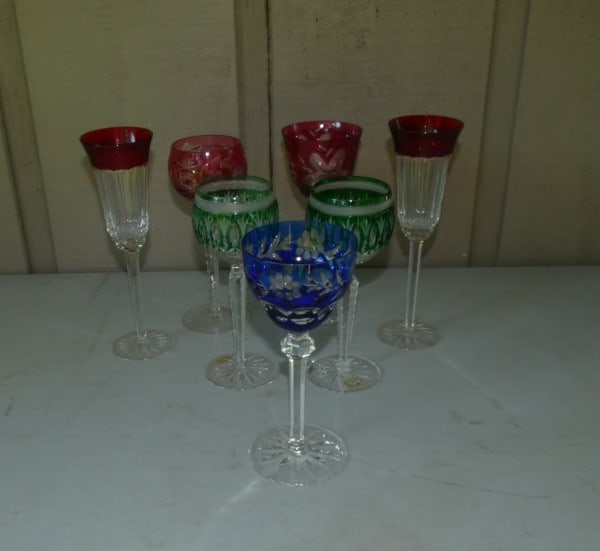 7 crystal stemware (1 of 4)
