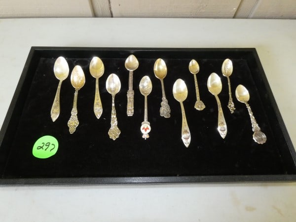 11 sterling souvenir spoons (1 of 3)