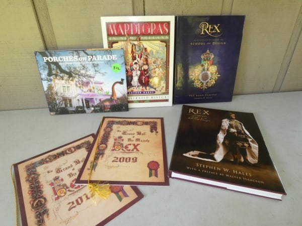 4 Mardi Gras books & 2 Rex Programs (1 of 4)