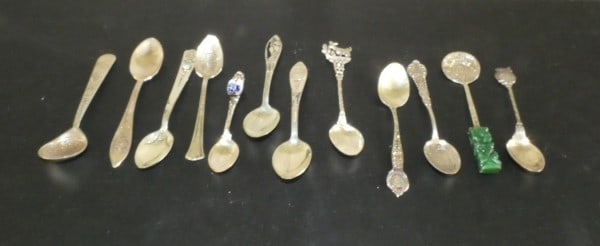 12 sterling souvenir spoons (1 of 6)
