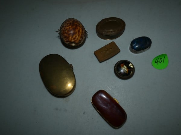 7 small antique & vintage interesting boxes (1 of 5)