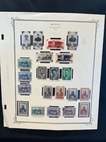 Vintage Russian Stamps 1944-1945