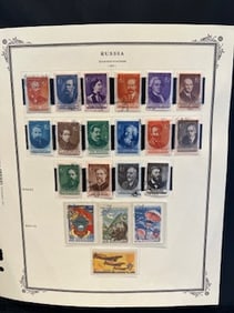 Vintage Russian Stamps 1951-1952