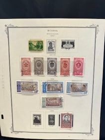 Vintage Russian Stamps 1952-1954