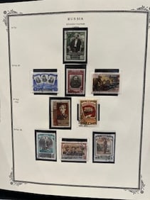 Vintage Russian Stamps 1954-1955