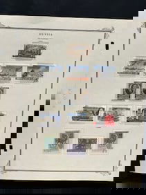 Vintage Russian Stamps 1955-1956