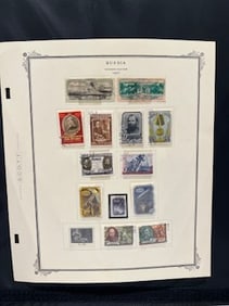 Vintage Russian Stamps 1957-58