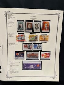 Vintage Russian Stamps 1962-1963