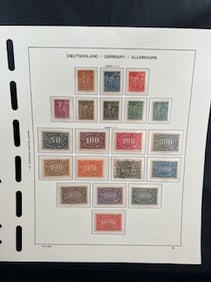 Antique Stamps from Deitschland/Germany/Allemagne 1922-1923