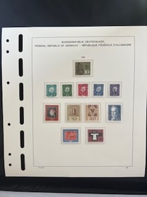 Vintage stamps from the Federal Republic of Germany 1959
