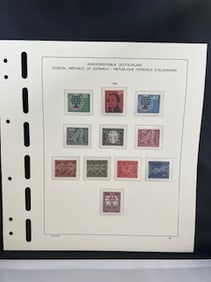 Vintage stamps from the Federal Republic of Germany 1960-1964