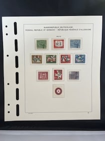 Vintage stamps from the Federal Republic of Germany 1962-1964