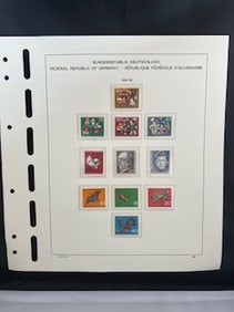 Vintage stamps from the Federal Republic of Germany 1964-1967