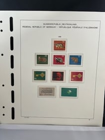 Vintage stamps from the Federal Republic of Germany 1968-1969