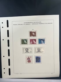 Vintage stamps from the Federal Republic of Germany 1975