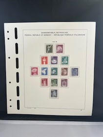 Vintage stamps from the Federal Republic of Germany 1975-1976
