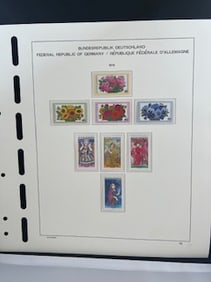 Vintage stamps from the Federal Republic of Germany 1976-1977