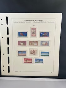 Vintage stamps from the Federal Republic of Germany 1978-1979