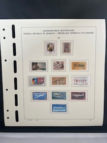 Vintage stamps from the Federal Republic of Germany 1980