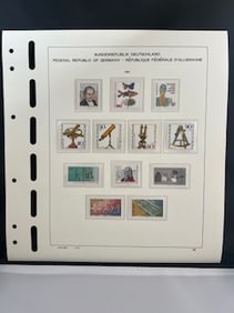 Vintage stamps from the Federal Republic of Germany 1981-1982