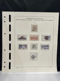 Vintage stamps from the Federal Republic of Germany 1990