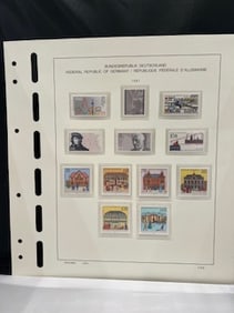 Vintage stamps from the Federal Republic of Germany 1991