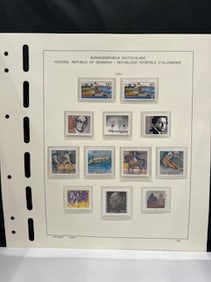 Vintage stamps from the Federal Republic of Germany 1992