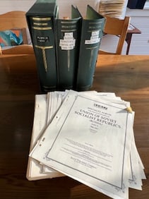 3 Scotts albums & approximately 240 blank pages dated from 1862-1980