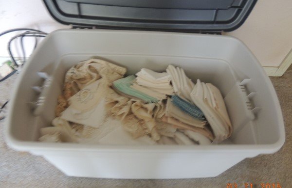 Large assortment of linens: Large assortment of linens