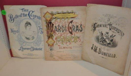 mardi gras sheet music