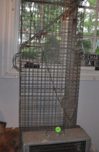 2 animal traps, 20th C. (1 of 3)