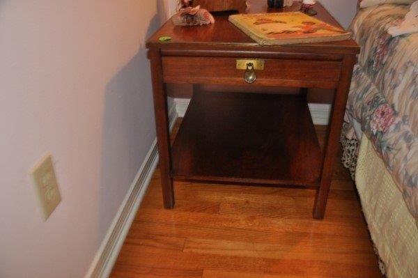 Pair of mahogany end table by Imperial Furniture Co. (1 of 2)