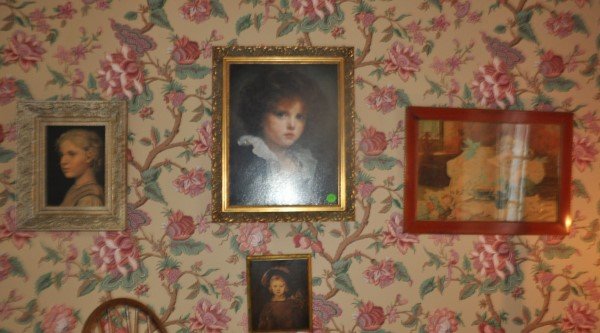 3 framed pictures of children including "Boy in Red (1 of 5)