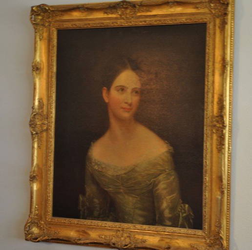 Gold Framed Portrait "miss Pearce" By Thomas Sully
