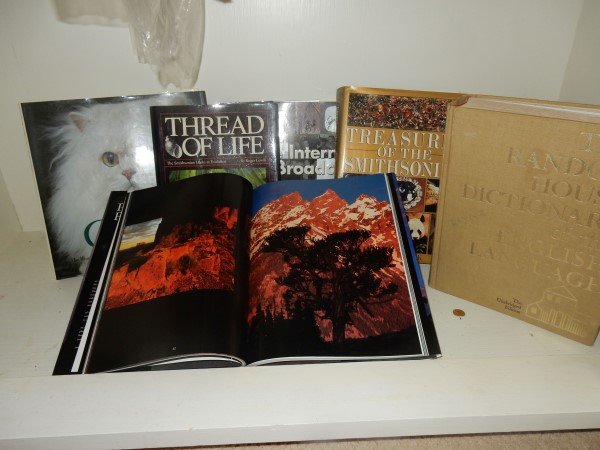 5 coffee table books: Treasures of the Smithsonian, (1 of 4)