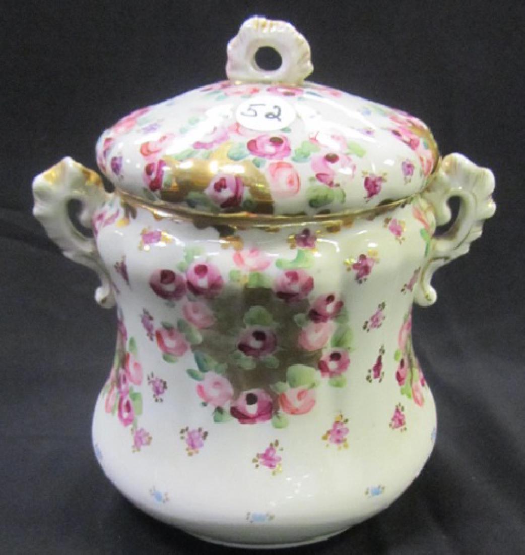 Hand Painted Covered Jar (1 of 2)