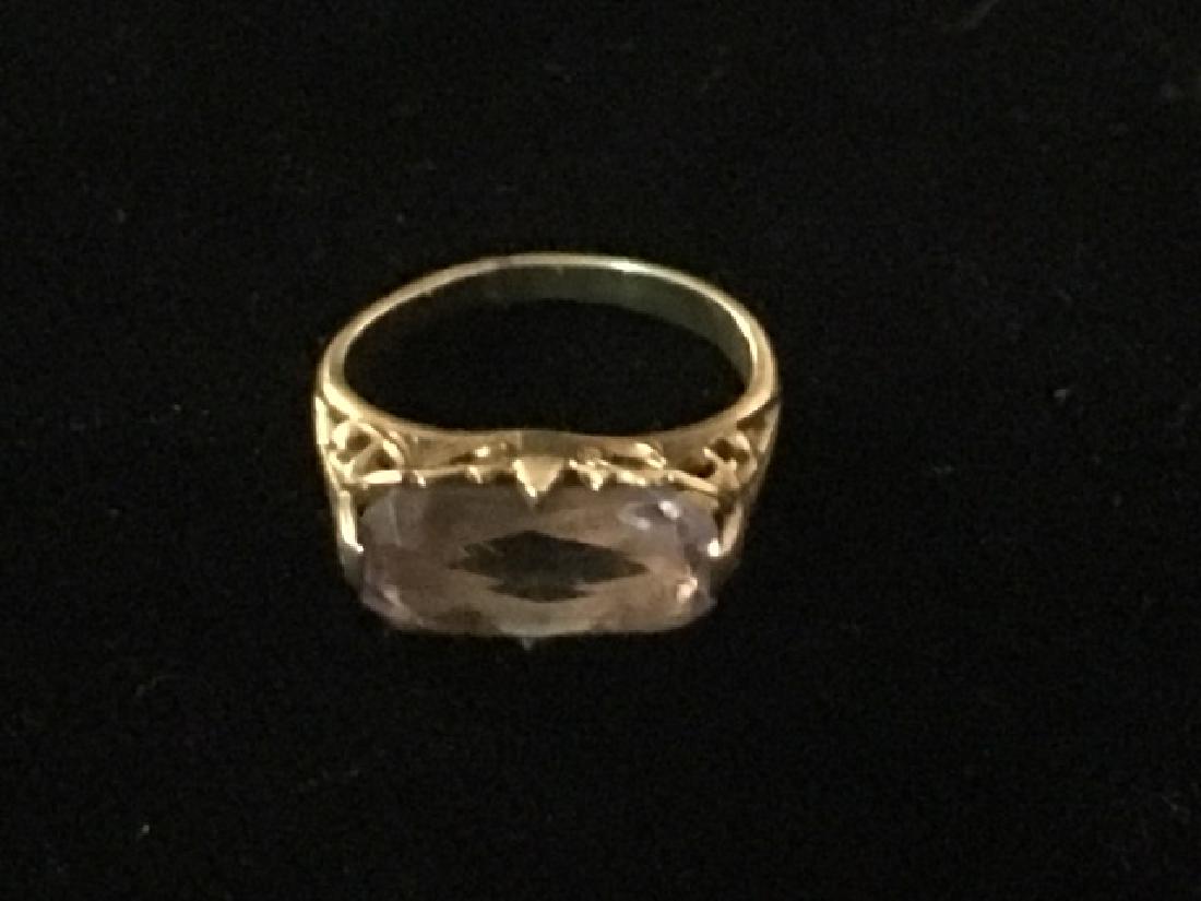 10K Gold & Amethyst Pinky Ring (1 of 4)