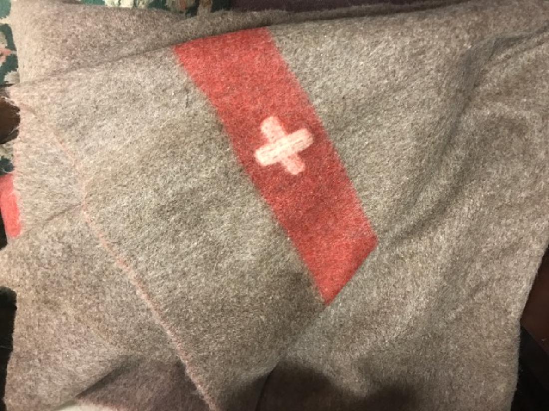 Red Cross Military Wool Blanket (1 of 4)