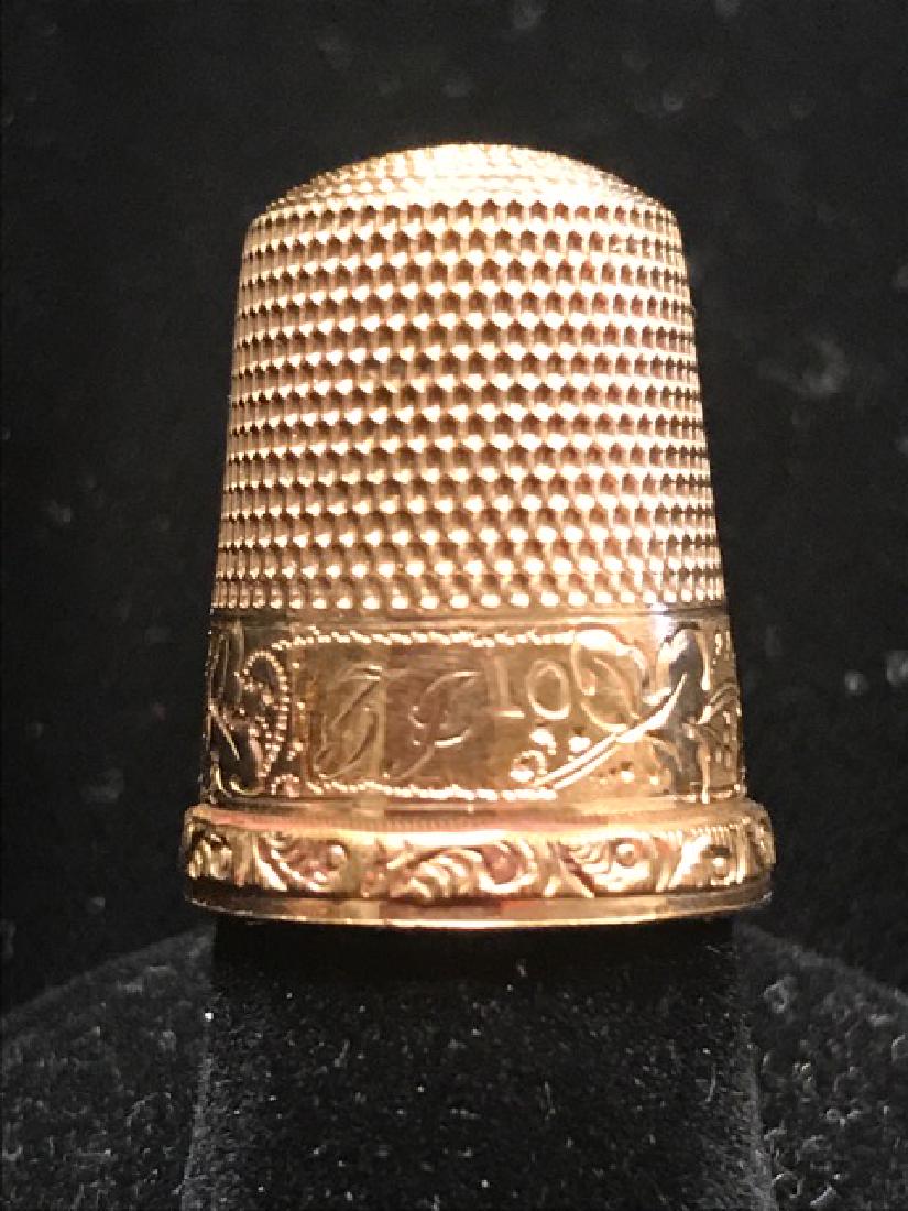 10K Gold Thimble (1 of 3)