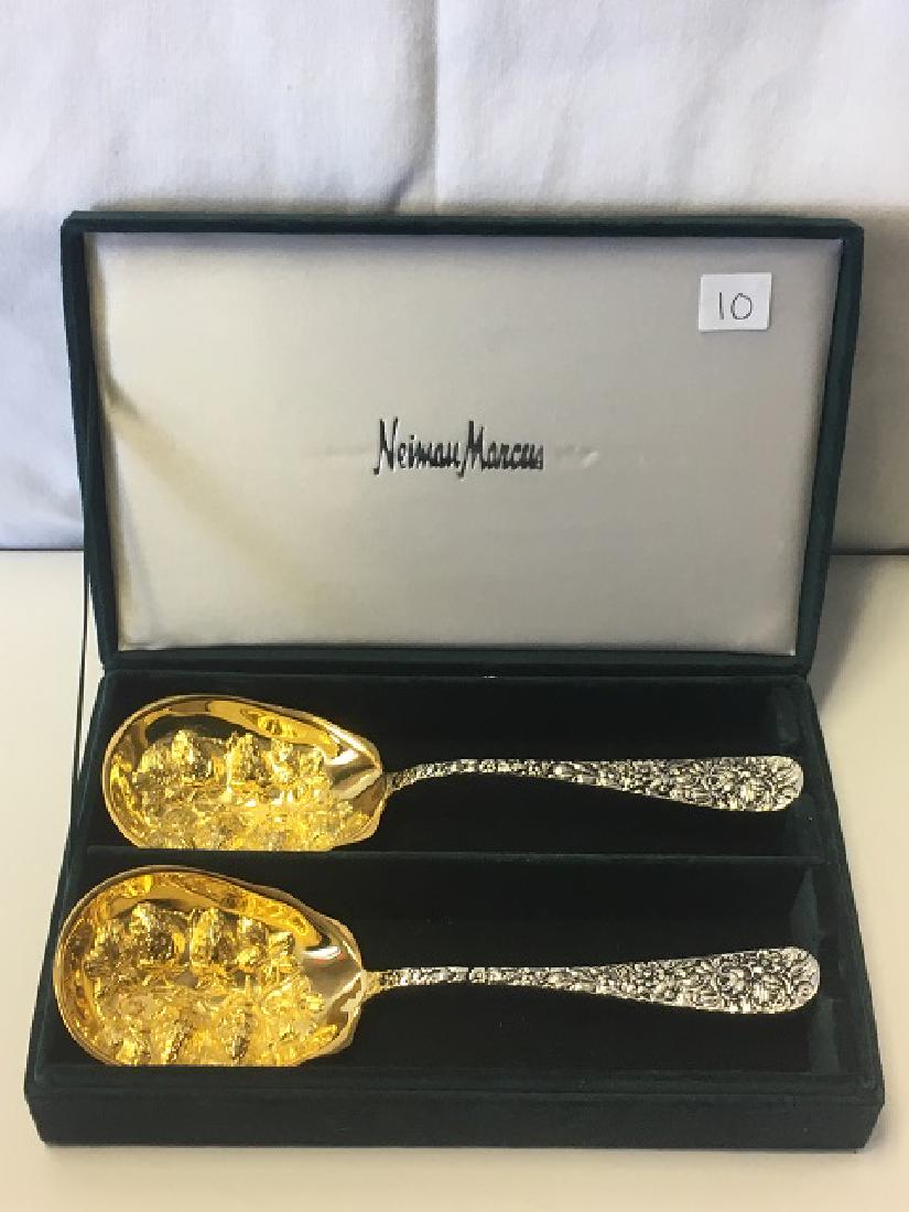 Pari Godinger Embossed Dessert Spoons (1 of 5)