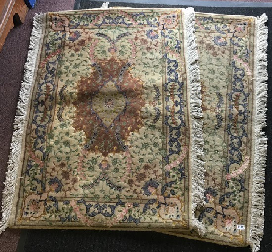 Pair of Silk Prayer Rugs (1 of 5)