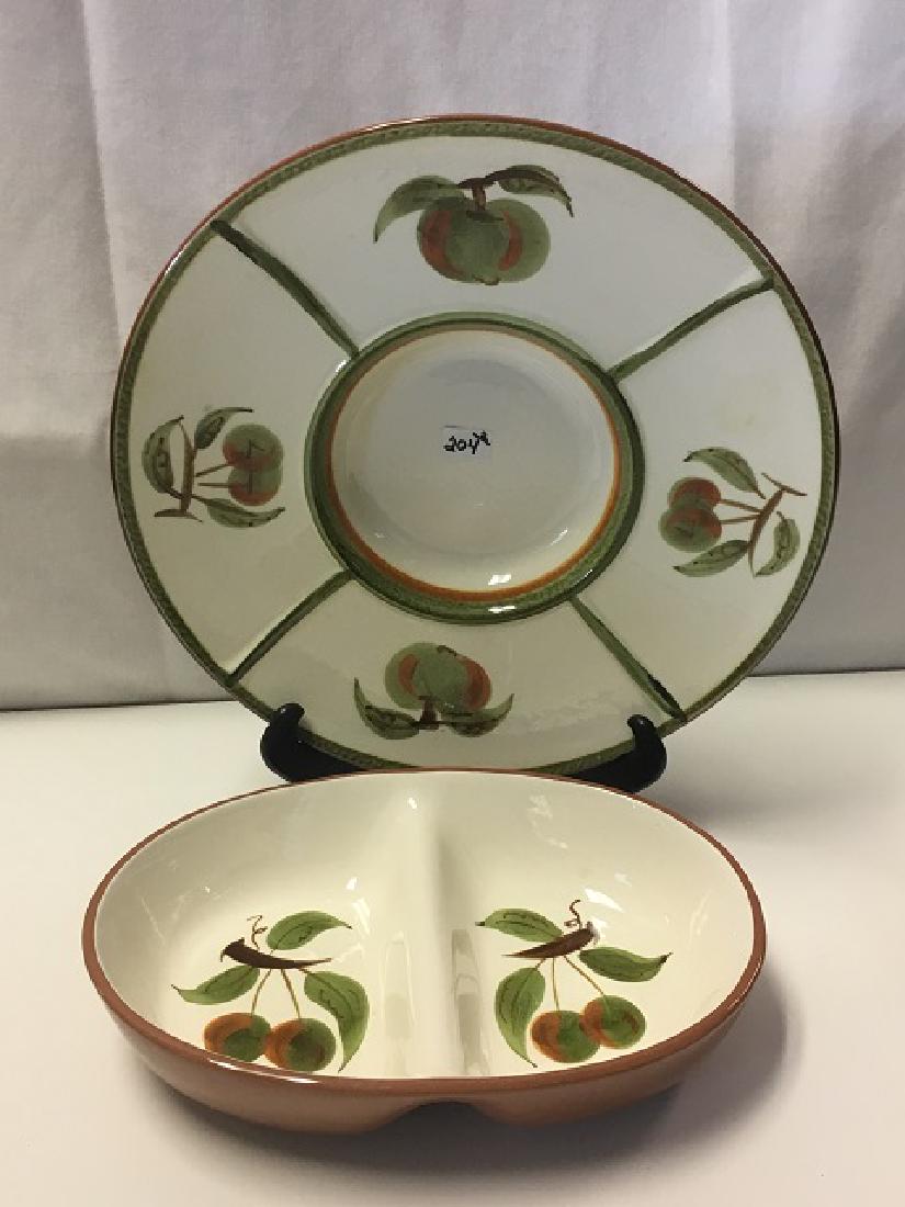 Stangl Tray and Sectioned Bowl (1 of 6)