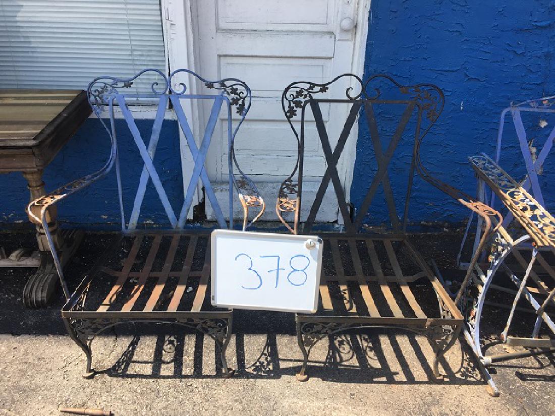 Vintage Wought Iron Arm Chairs (1 of 5)