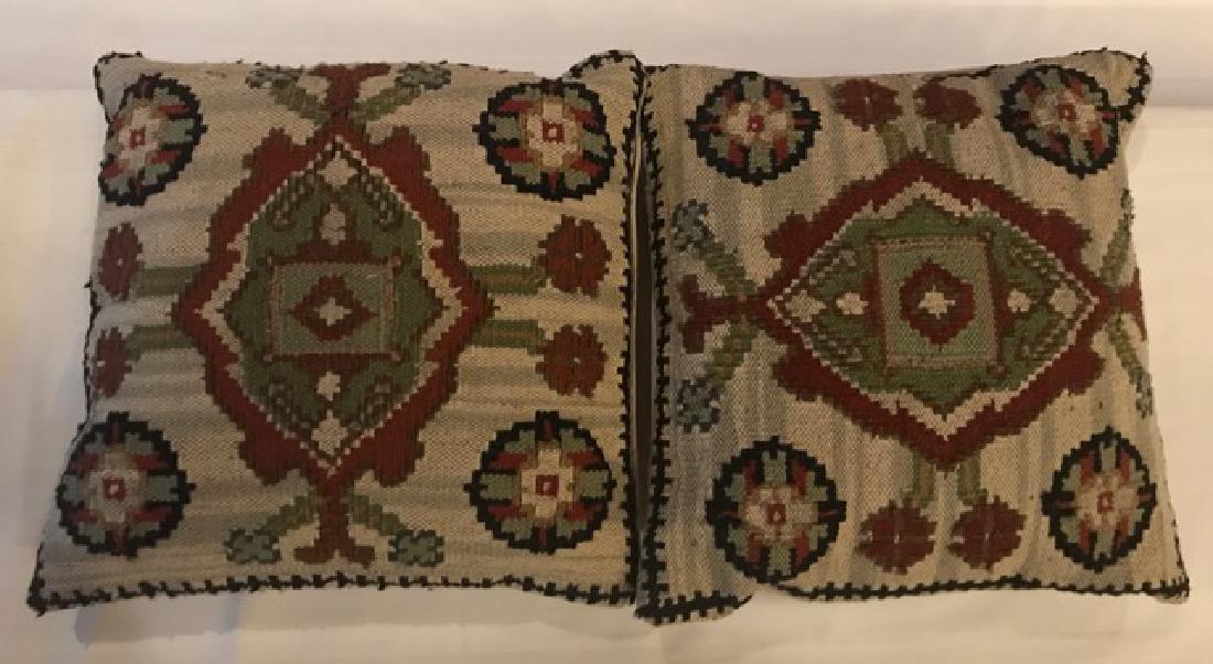 Pair Pottery Barn Kilim Pillows (1 of 2)